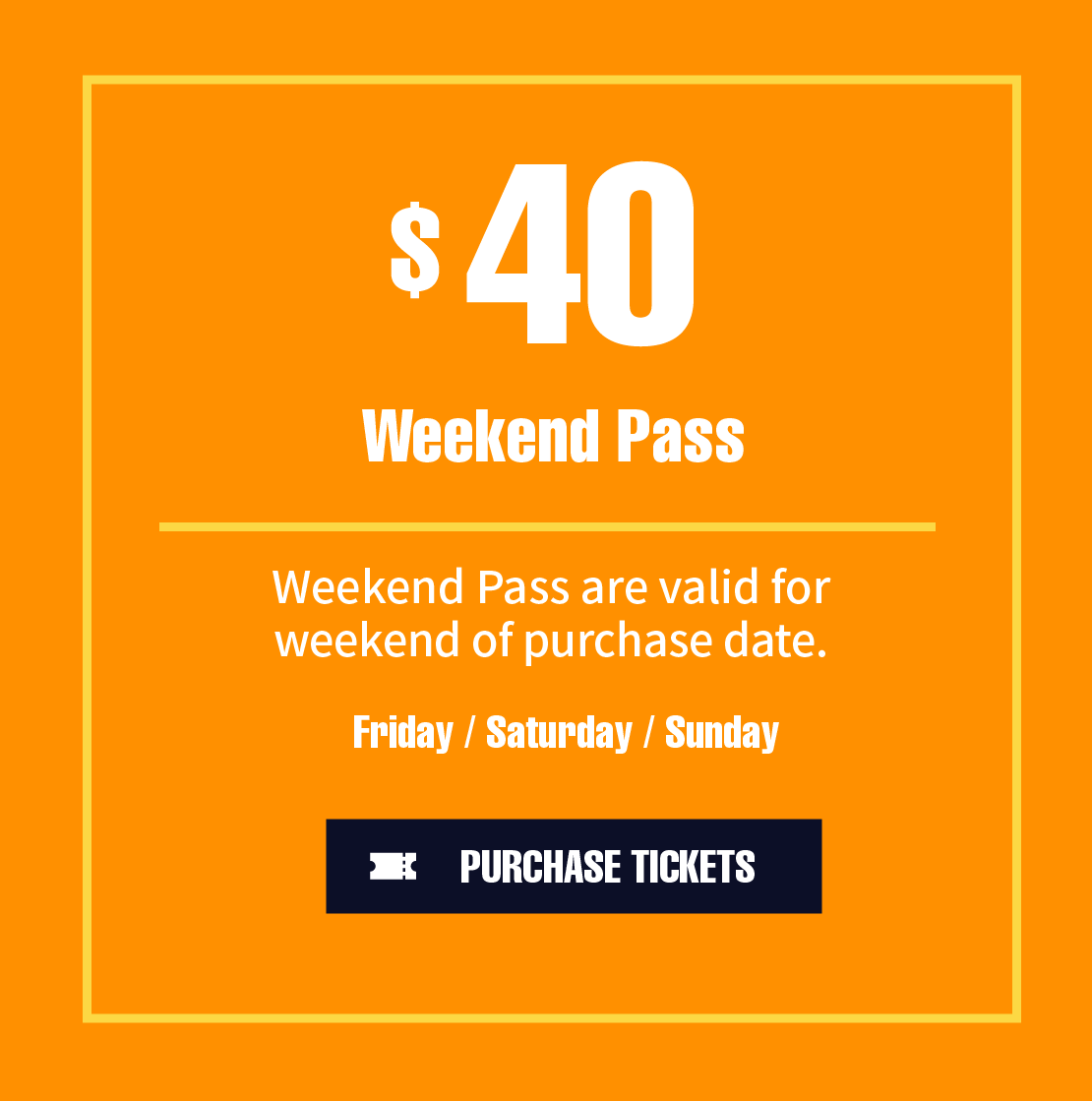 Weekend pass